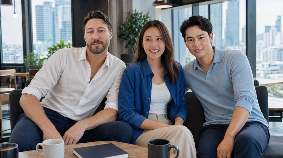 The Evantis Talent Solutions team, a recruitment agency in Bangkok, Thailand